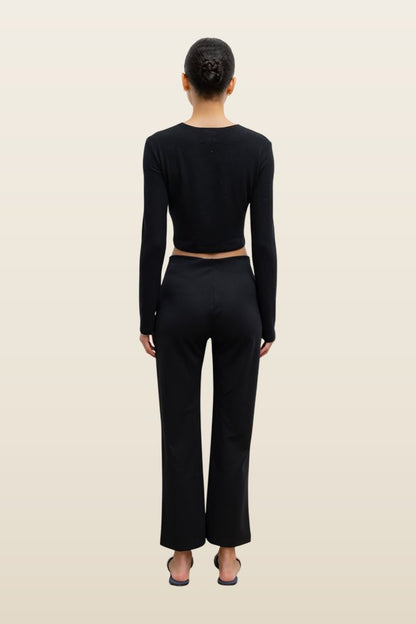 Rio High Waist Flare Pant — model back
