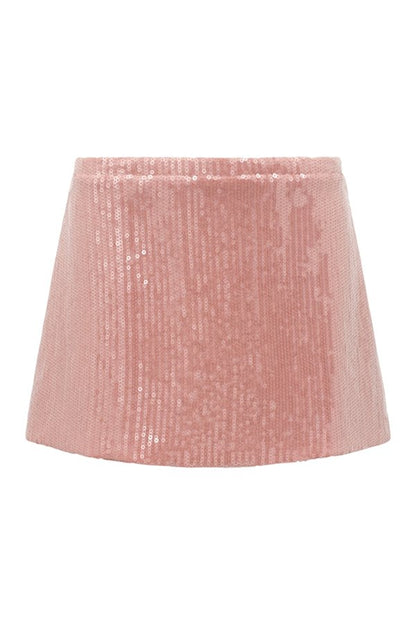 Roma Sequin Mini Skirt — packshot