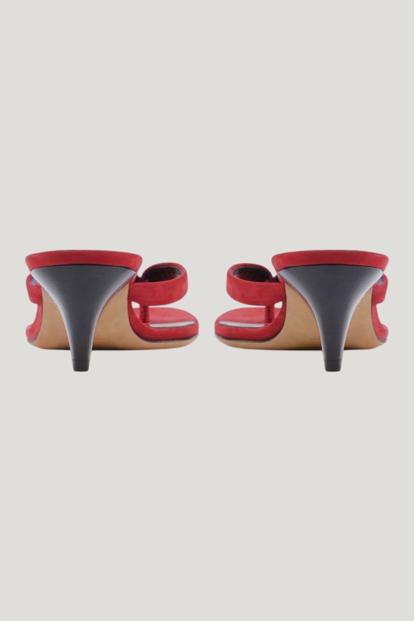 Rooty Sandal Red Nubuck Leather — extra