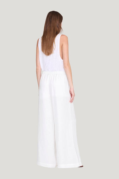 Roslyn Pant - Ivory — model side