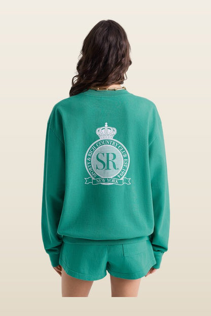 Royal Club Crewneck — model back