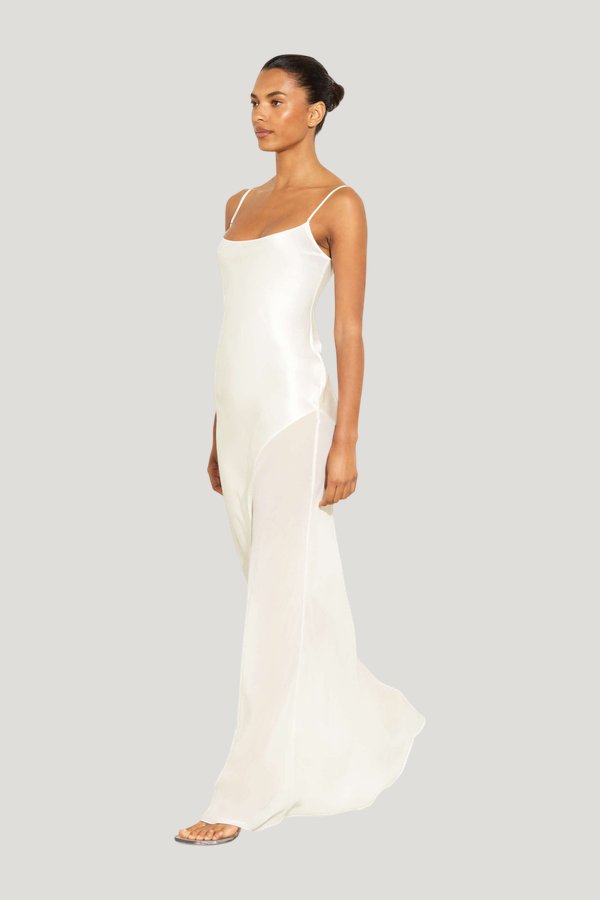 Ruba Slip Dress — model side