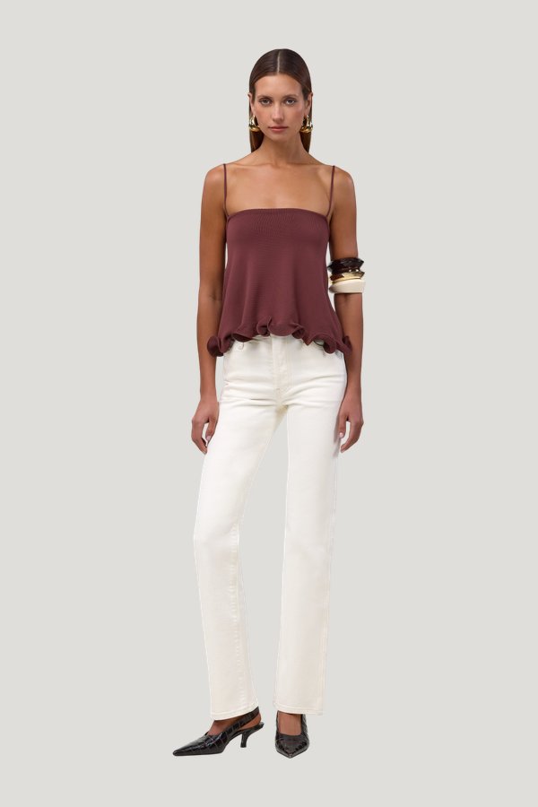 Ruffle Hem Tank Top — carry 2