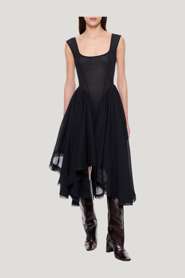 Ruffled Hem Cocktail Dress — carry 2
