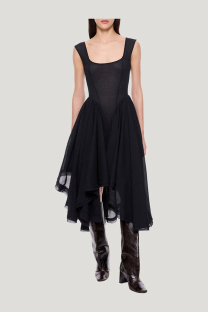 Ruffled Hem Cocktail Dress — carry 2