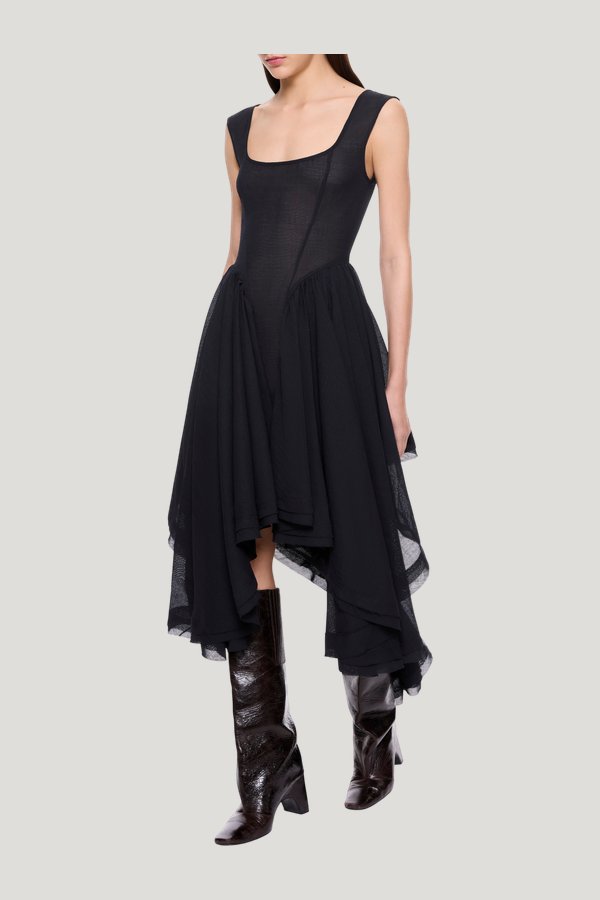 Ruffled Hem Cocktail Dress — carry 3