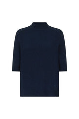 RUTH Stand collar cashmere top — packshot