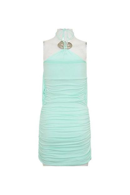 Sade Halter With Hardware Mini Dress — packshot