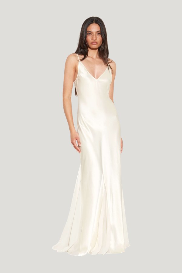 Sade Slip Dress — model front