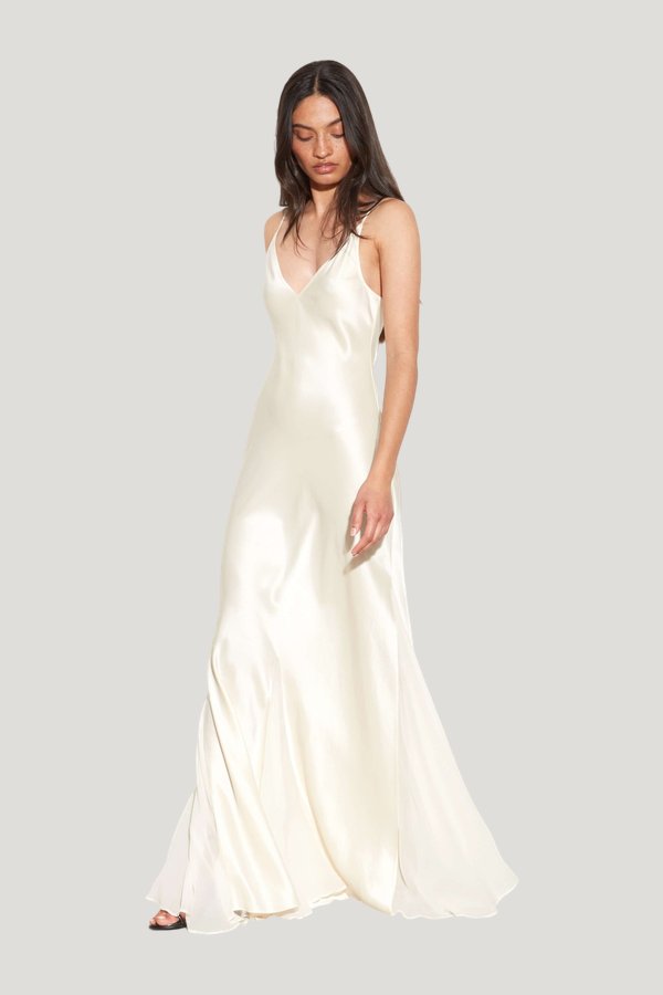 Sade Slip Dress — model side