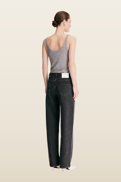 SAMUR LDS Organic denim boyfriend jeans — model back