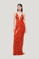 The Sapphire Sequin Dress — model front