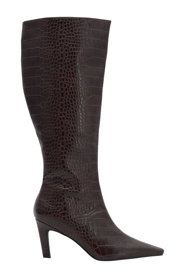 Sarah Faux Leather Crocodile Boot — packshot