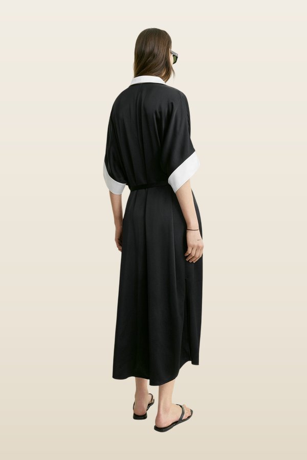 Satin shirtdress — carry 4