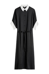 Satin shirtdress — packshot