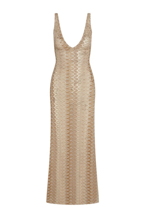 Sayulita Dress - Porto Cervo Gold — packshot