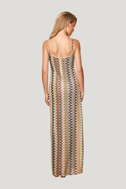 Sayulita Dress - Porto Cervo Multi — model side