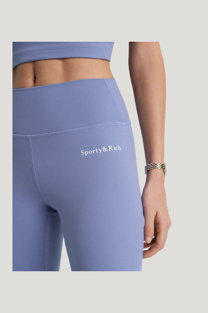 Serif Logo Legging - Colony — model side
