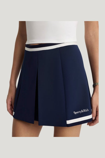 Serif Logo Mila Skirt — model side