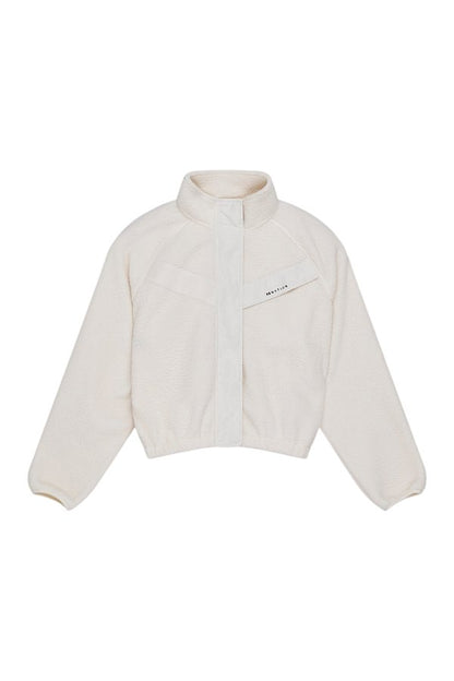 Shelter Sherpa Jacket In Whisper — packshot