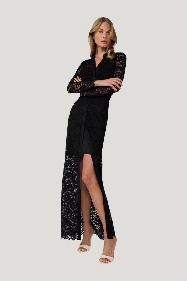Sheska Lace Dress — model side
