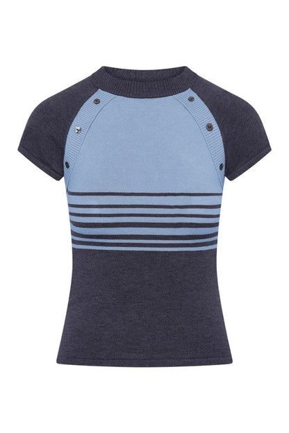 Shore Knit Shirt - Stone Stripe — packshot