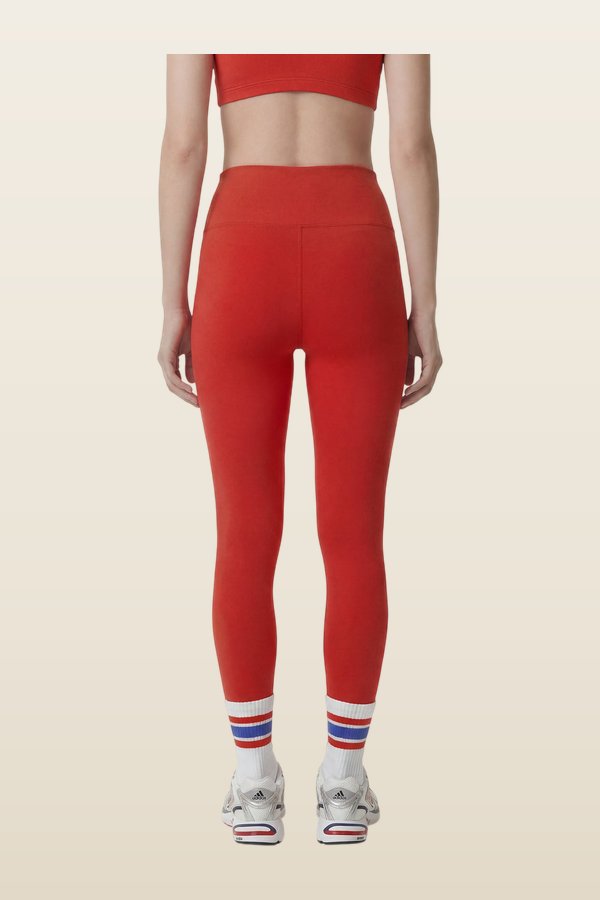 Signature Logo Legging — model back