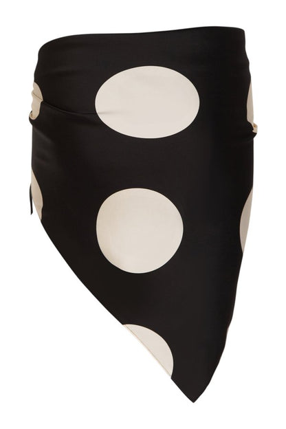 Silk Scarf (Black Polka Dot) — packshot