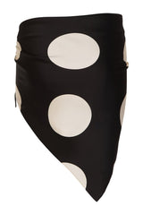 Silk Scarf (Black Polka Dot) — packshot