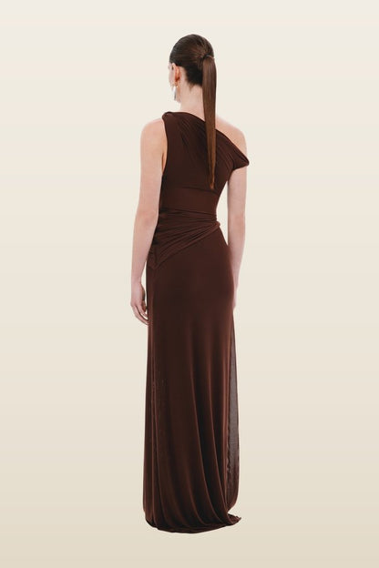 The Sisal Mesh Dress — model back