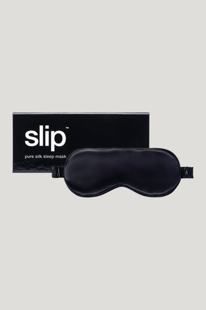 Black Sleep Mask — model front