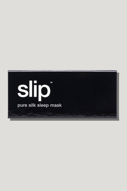 Black Sleep Mask — model side