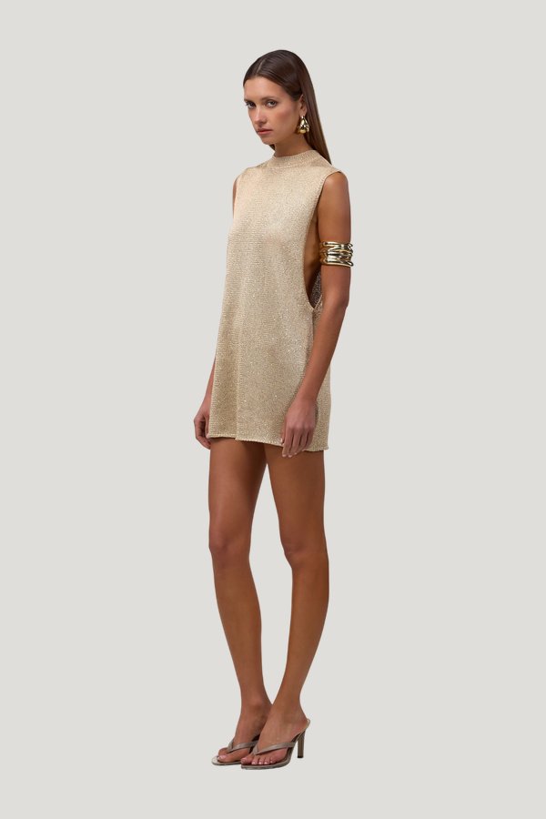 Sleeveless Knit Mini Dress — carry 3