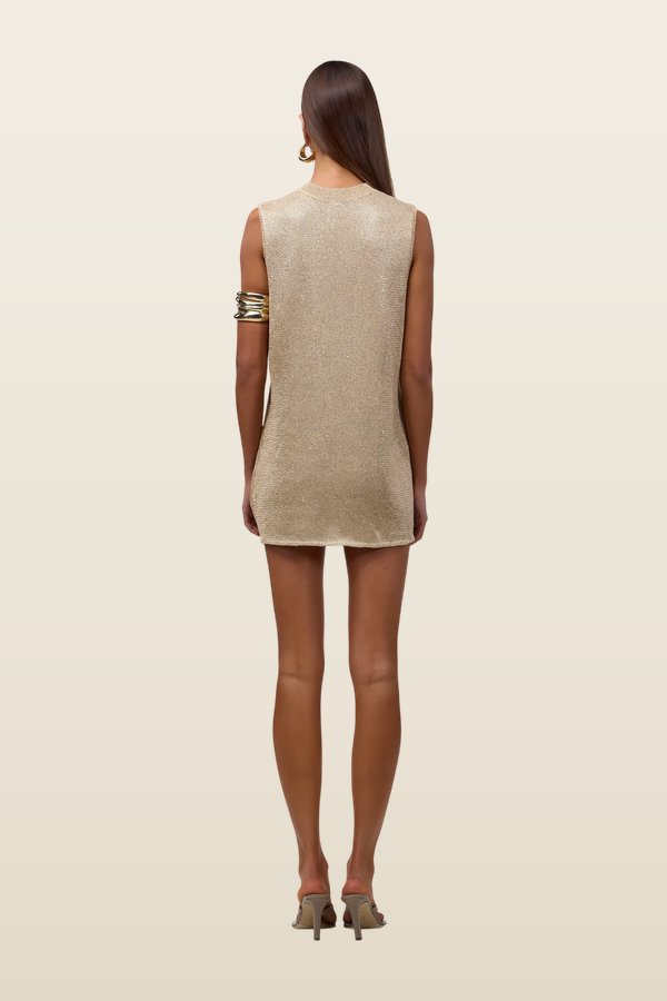 Sleeveless Knit Mini Dress — carry 4