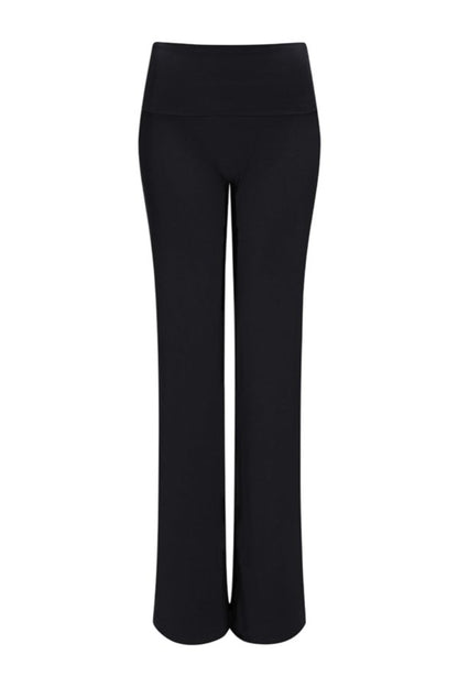 SoftSet Fold Waist Wide Leg Trouser — packshot