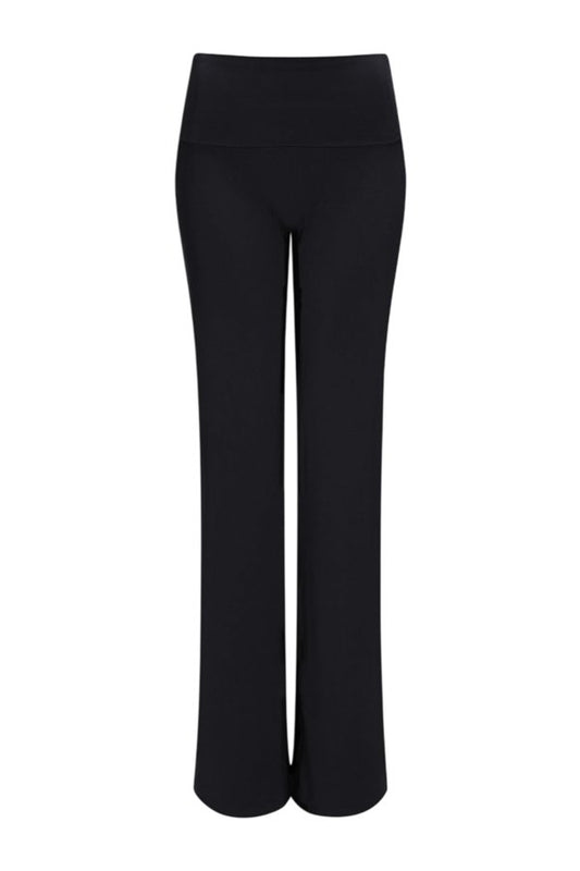 SoftSet Fold Waist Wide Leg Trouser — packshot