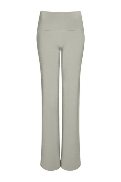SoftSet Fold Waist Wide Leg Trouser — packshot
