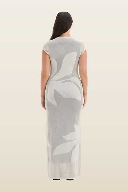 Solange Midi Dress — model back