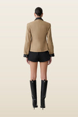Solange Zip Up Collared Jacket — carry 4