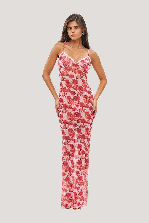 Solay Romantic Flowers - Dress — model front