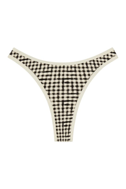Somerset Bottom - Black Gingham — packshot