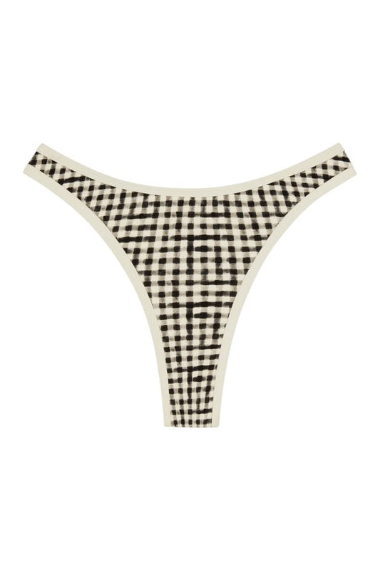 Somerset Bottom - Black Gingham — packshot