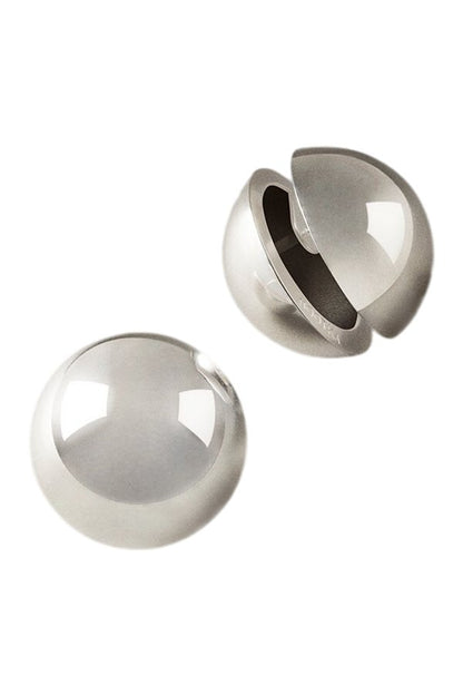 Sphere Earrings Silver — packshot
