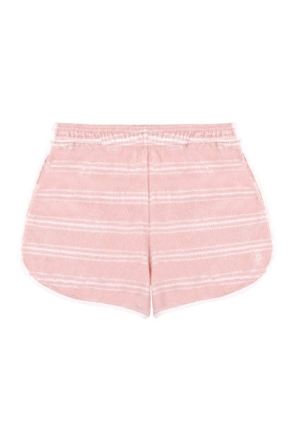 SRC Terry Short - Pink Dolphin Striped — packshot