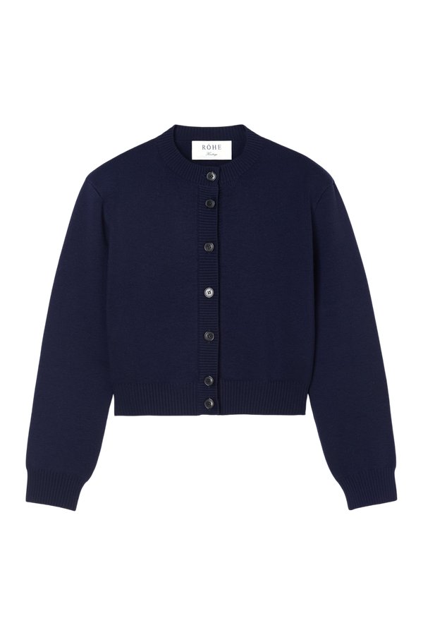 Statement shoulder cardigan — packshot