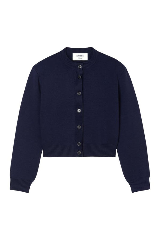 Statement shoulder cardigan — packshot