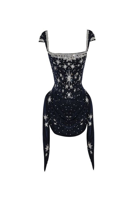 Stella Draped Mini Dress — packshot
