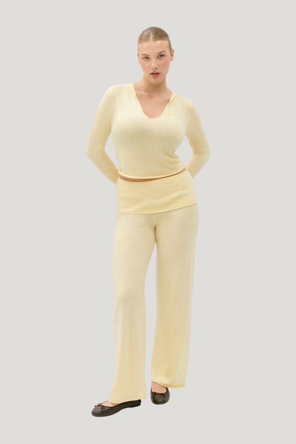 Storm Knit Pants — model front