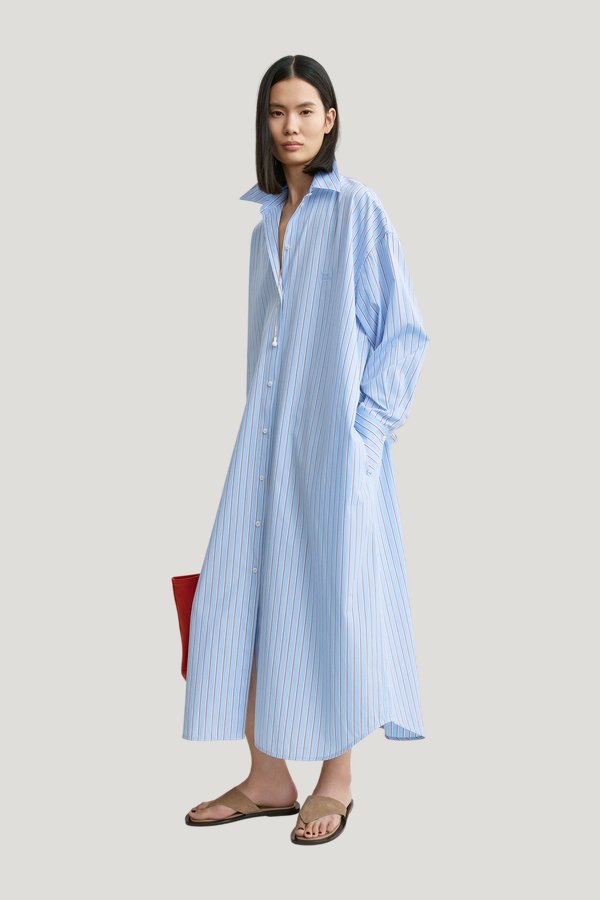 Striped shirtdress — carry 2