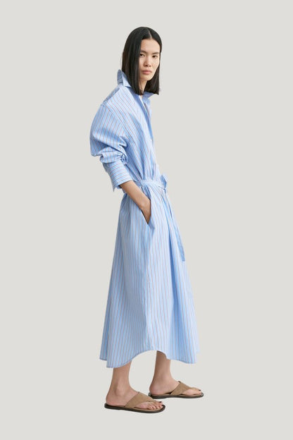 Striped shirtdress — carry 3